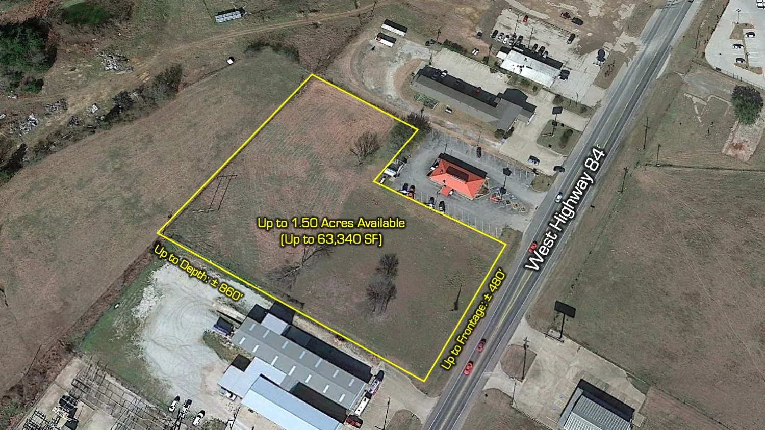 ± 1.50 Acres of Commercial Development Land at TBD West Highway 84 in ...